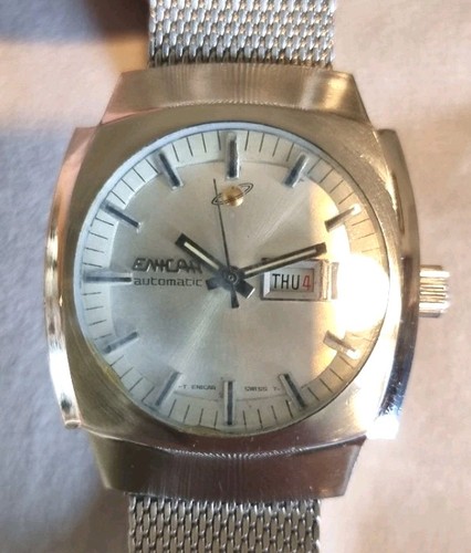 Vintage 1970s enicar automatic - vintage,