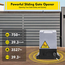 1600KG Electric Automatic Sliding Gate Opener Motor Kit Door Opener +Remote