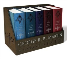 George R. R. Martins A Game of Thrones LeatherCloth Boxed  by George R r Martin
