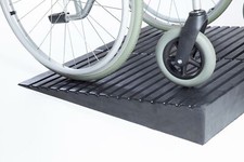 Rubber Wheelchair Ramps High 4.5 to 7"/114mm - 177mm Threshold Kerb Step Access