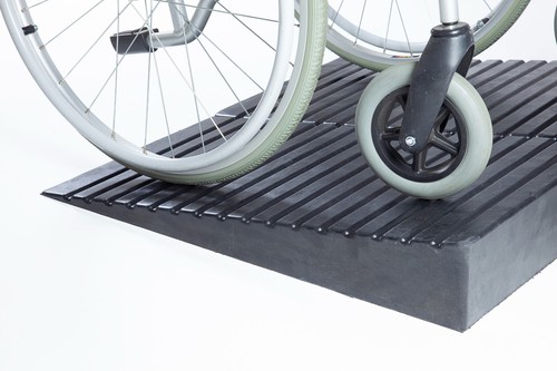 Rubber wheelchair ramps - rubber,