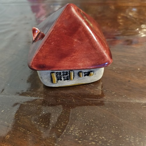 Vintage ceramic house - vintage,