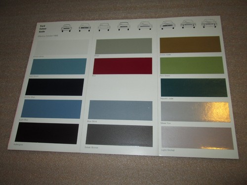 1968 ford paint trim colour - ford,
