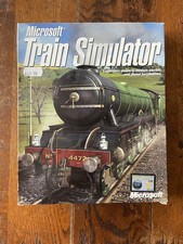 Microsoft Train Simulator 2001 Big Box PC CD ROM Video Game / Complete