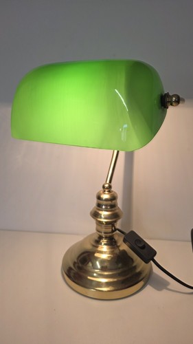 Brass banker desk - banker's, with