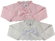 Baby Girl Bolero Cardigan BOW