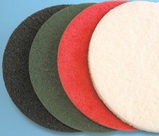 406mm Premium Heavy Duty Floor Cleaning Buffer Pads. Pack of 2 mixed grades