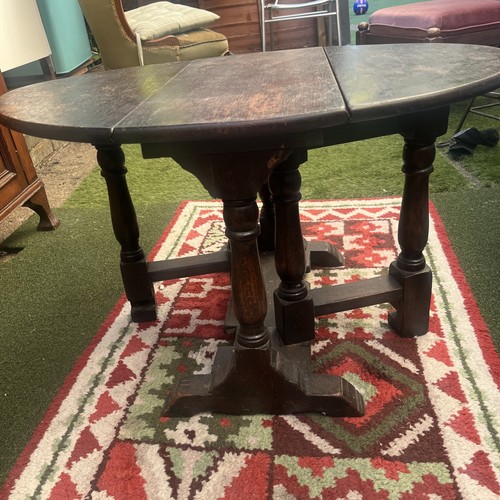 Antique oak gateleg drop leaf - drop,