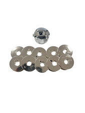 1X Bobbin Case & 10X Steel Bobbin For SINGER - 206, 206K, 206W, 306W, 319, 319K