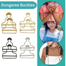 Dungaree Fastener Brace Buckle Clip for Jumpsuit Suspenders Straps 25/30/42/45mm