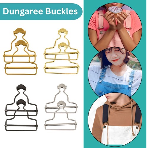 Dungaree fastener brace buckle - fastener,