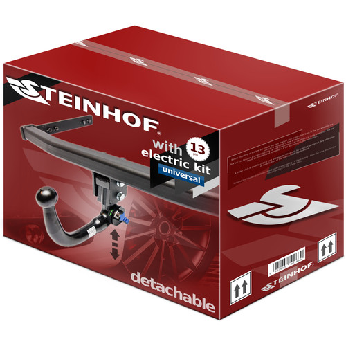 Complete detachable towbar for