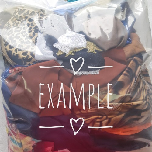 1kg fabric scrap bag - 1kg, remnants