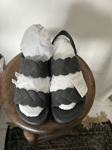 Crocs brooklyn black woven - crocs,
