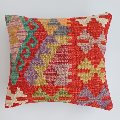 Afghan handmade cushion cover - cushion,