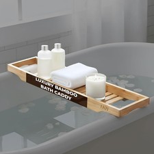 Wooden Bath Caddy Tray Bath
