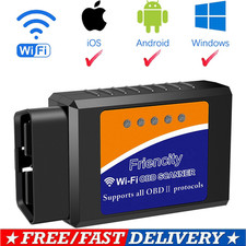 ELM327 WiFi Car OBDII OBD2 Diagnostic Scanner Tool Code Reader For Android&iOS