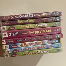 10 X Barney DVDs - New &
