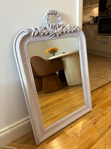 Large ornate white painted - large,