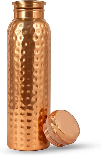 Hammered pure copper bottle - copper,