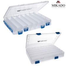 Mikado Double Sided Fishing Lure Tackle Box - Spinner Lure Box