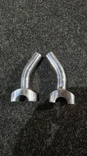 Chrome 3 3/4" Pullback  Risers for Harley-Davidson