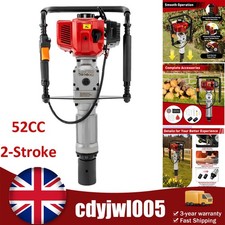 52cc 2.3HP Petrol Pile Driver Fence T Post Driver Knocker Push Pile Hand Rammer