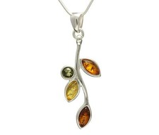 NATURAL BALTIC AMBER STERLING