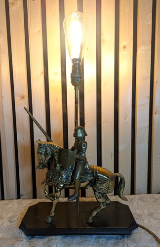 Vintage brass knight - vintage, medieval