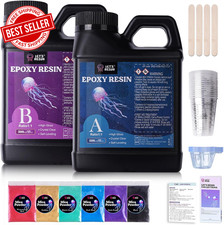 Casting Epoxy Resin Kit 1L Crystal Clear Bubble Free High Gloss Crafts Hardener