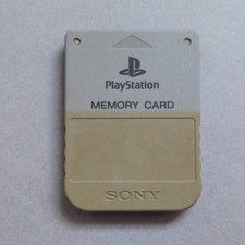 Grey Official PS1 Memory Card