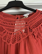 New Red Cotton Blouse By