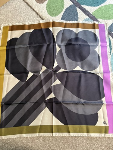 Orla kiely square silk - silk, scarf
