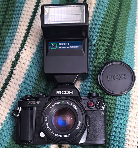 Vintage ricoh film - film, camera