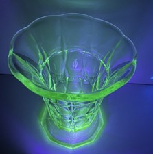 Tall Vintage Green Crystal