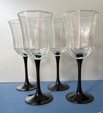 Set 4 Vintage 80's Retro Black