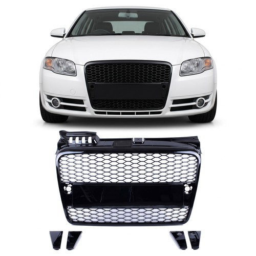 Front grille gloss black - front,