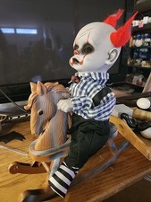Halloween Spooky Clown Doll On