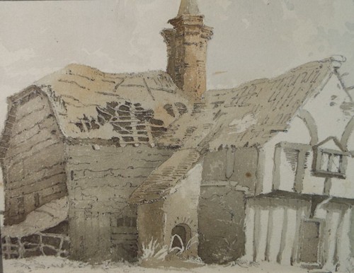Original watercolour old - watercolour,, 'old