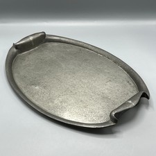 Liberty & Co Antique Solid Pewter Arts & Crafts Serving Tray English Art Nouveau