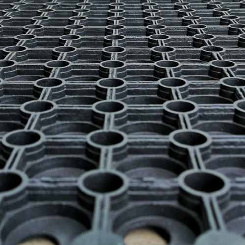 Rubber grass mat - rubber, stable