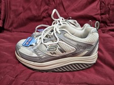 NEW Sketchers Shape-Ups Shoes Sneakers Women's Size 5 White Gray