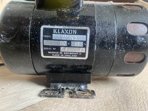 Vintage klaxon alarm - vintage, untested