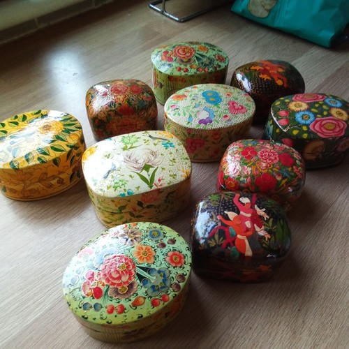 Vintage kashmiri hand painted - vintage,