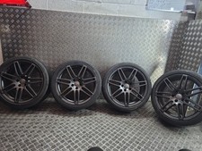 Audi A6 Set of 5x 19 Inch 255/55/R19 Black Alloys with Tyres 5x112