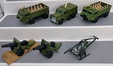 Vintage Matchbox Superfast Military Vehicles & Corgi Junior Helicopter Bundle 