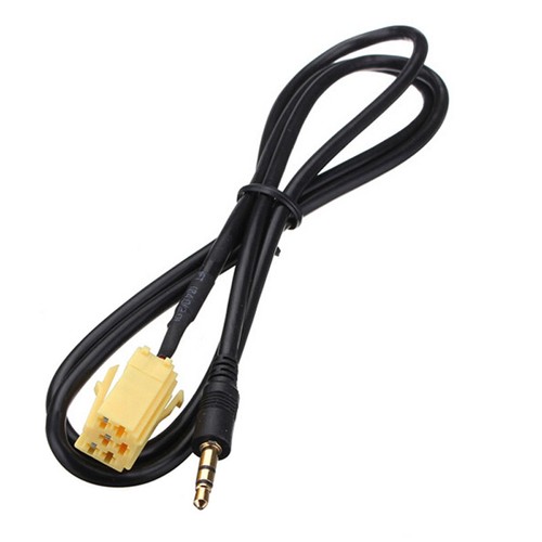 Aux input adapter cable for - aux,