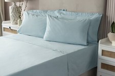 200 Thread Count Polycotton Bed Linen by Belledorm All Sizes in Duck Egg