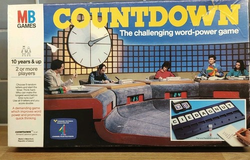 Vintage countdown word - 'countdown', word-power