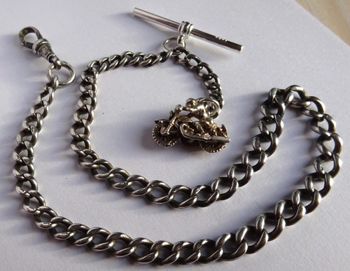 Antique solid silver pocket